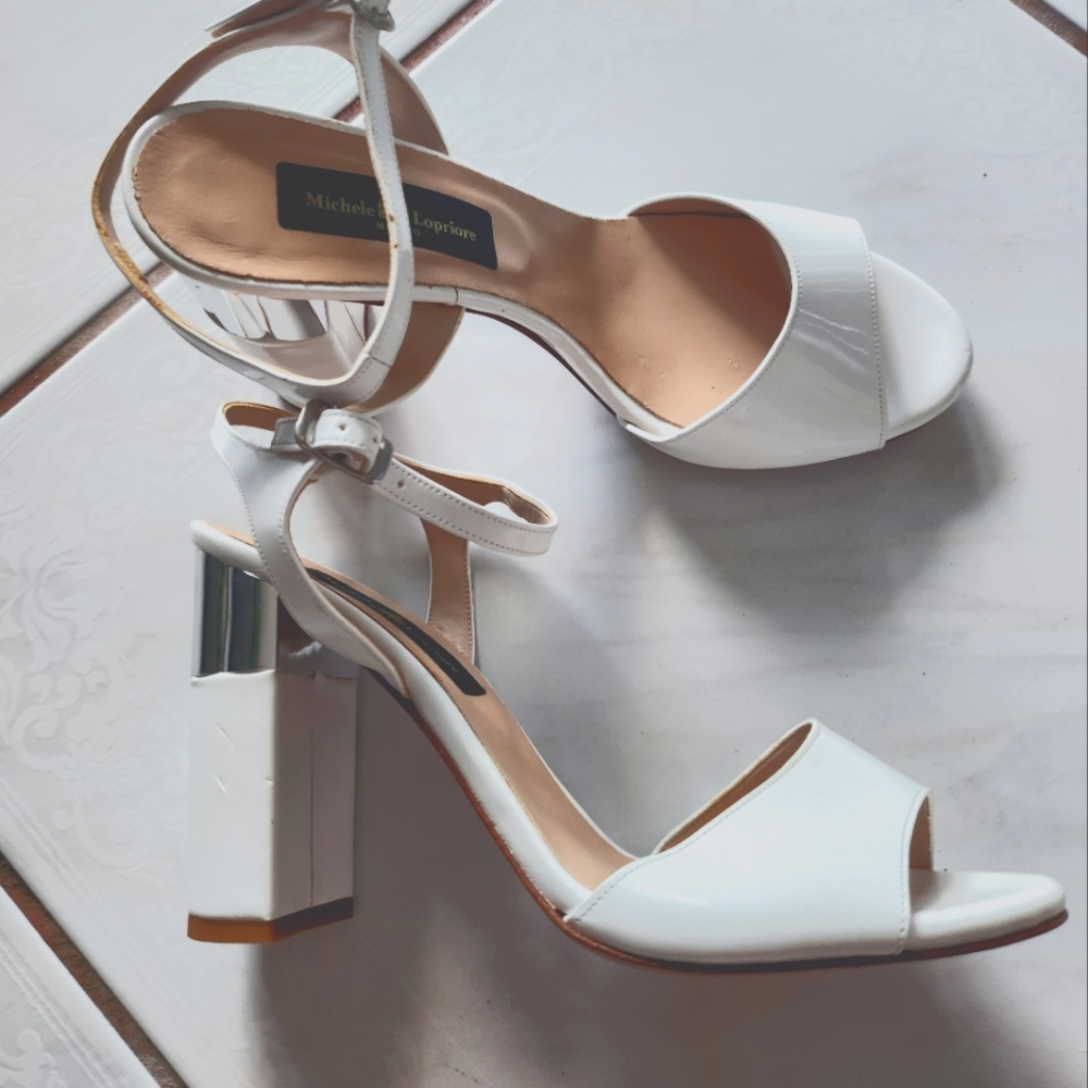 Michele Lopriore White Heels